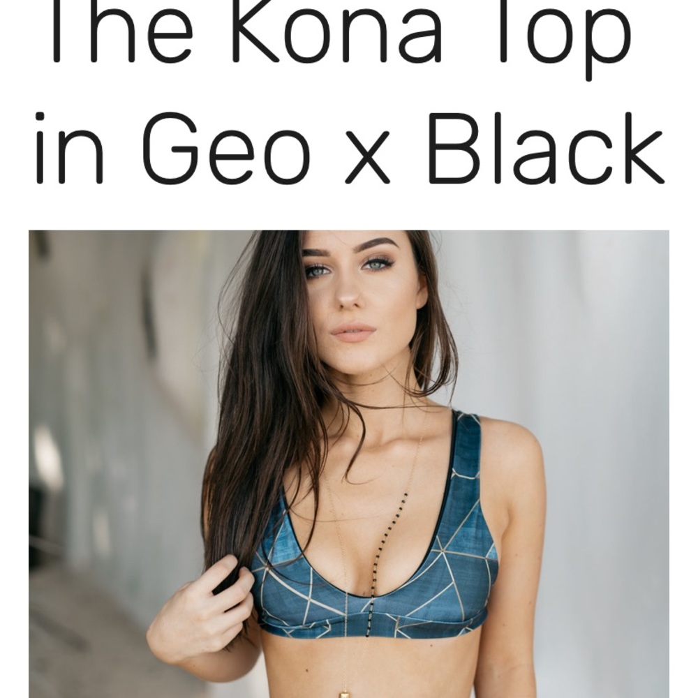 Lsea Geo X Black Kona Top